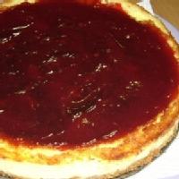 Tarta de queso con arándanos