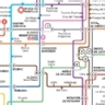 Planos de red de transporte p�blico